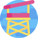 beach,security,help,buildings,stand,lifesaver,lifeguard tower
